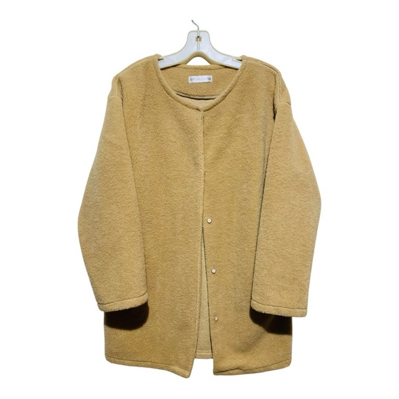 Women’s Ailishangfushi (Japan) Hidden Button Sherpa Jacket - Picture 1 of 5
